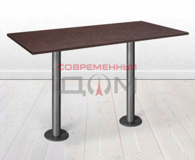 Стол Sheffilton SHT-TT120/80 ЛДСП венге + SHT-TU13/H110 металл черный муар